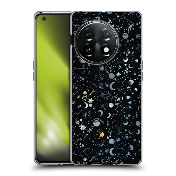 Ninola Patterns 4 Astrology Space Black Soft Gel Case for OnePlus 11 5G