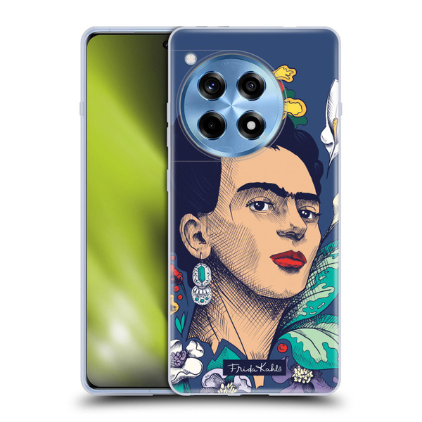 Frida Kahlo Sketch Flowers Soft Gel Case for OnePlus 12R
