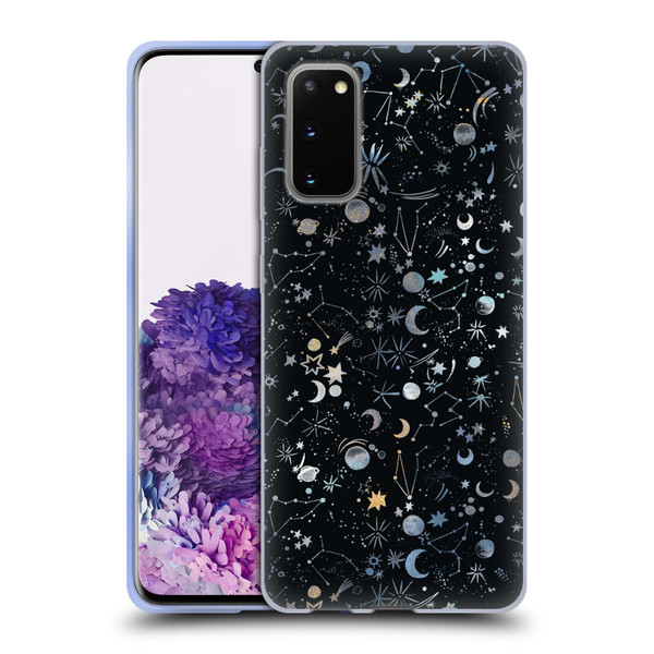 Ninola Patterns 4 Astrology Space Black Soft Gel Case for Samsung Galaxy S20 / S20 5G
