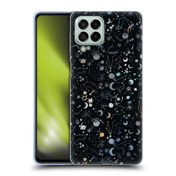 Ninola Patterns 4 Astrology Space Black Soft Gel Case for Samsung Galaxy M53 (2022)