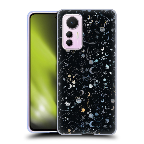 Ninola Patterns 4 Astrology Space Black Soft Gel Case for Xiaomi 12 Lite