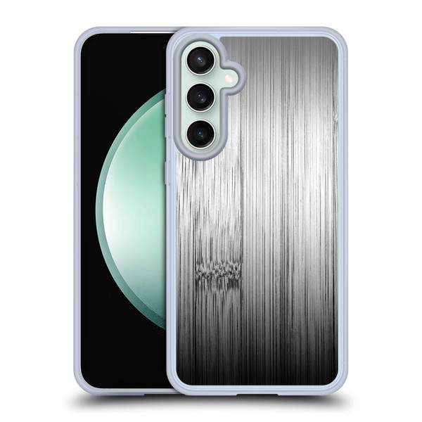 PLdesign Wood Prints Bamboo Burnt Gray Ombre Soft Gel Case for Samsung Galaxy S23 FE 5G