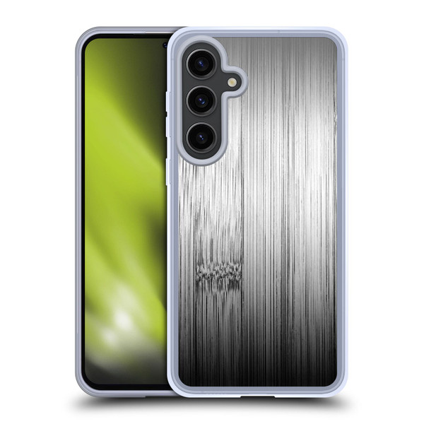 PLdesign Wood Prints Bamboo Burnt Gray Ombre Soft Gel Case for Samsung Galaxy S24+ 5G