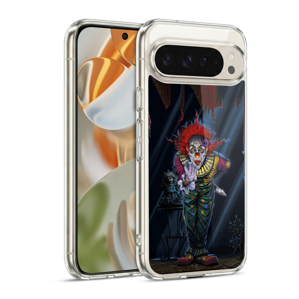 Vincent Hie Graphics Surprise Clown Soft Gel Case for Google Pixel 9 / Pixel 9 Pro