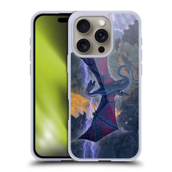 Vincent Hie Key Art Thunder Dragon Soft Gel Case for Apple iPhone 16 Pro