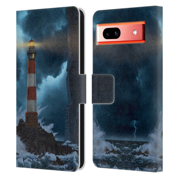 Vincent Hie Graphics Unbreakable Leather Book Wallet Case Cover For Google Pixel 7a