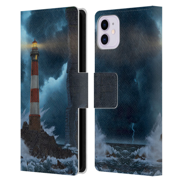 Vincent Hie Graphics Unbreakable Leather Book Wallet Case Cover For Apple iPhone 11