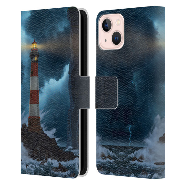Vincent Hie Graphics Unbreakable Leather Book Wallet Case Cover For Apple iPhone 13