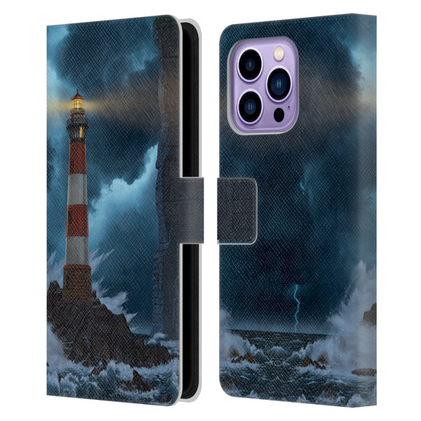 Vincent Hie Graphics Unbreakable Leather Book Wallet Case Cover For Apple iPhone 14 Pro Max