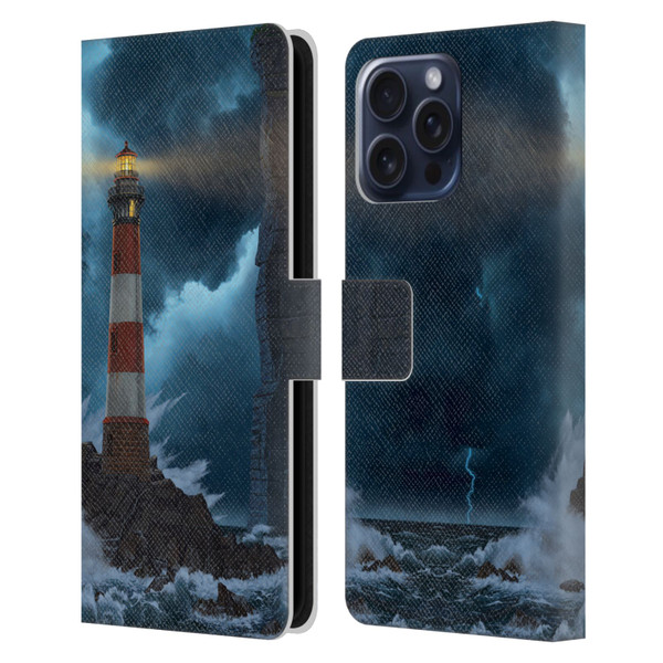 Vincent Hie Graphics Unbreakable Leather Book Wallet Case Cover For Apple iPhone 16 Pro Max