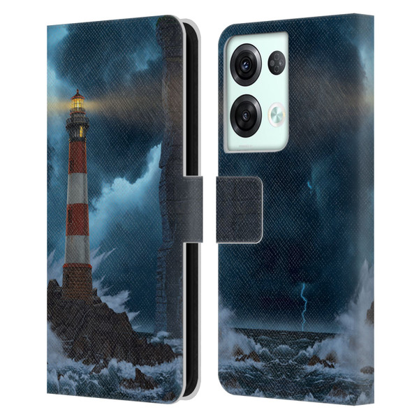 Vincent Hie Graphics Unbreakable Leather Book Wallet Case Cover For OPPO Reno8 Pro