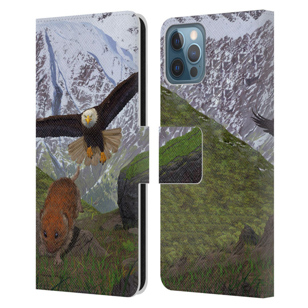 Vincent Hie Key Art The Hunt Leather Book Wallet Case Cover For Apple iPhone 12 / iPhone 12 Pro