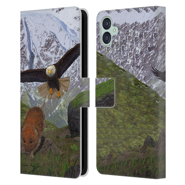 Vincent Hie Key Art The Hunt Leather Book Wallet Case Cover For Samsung Galaxy M04 5G / A04e