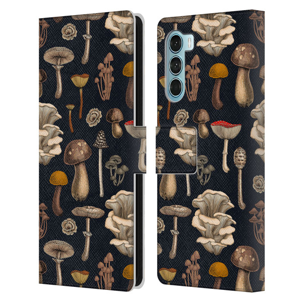 Katerina Kirilova Art Wild Mushrooms Leather Book Wallet Case Cover For Motorola Edge S30 / Moto G200 5G