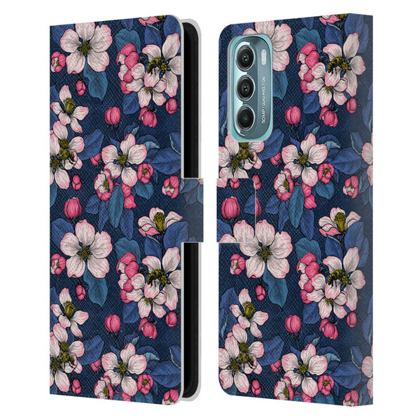 Katerina Kirilova Art Blossom Leather Book Wallet Case Cover For Motorola Moto G Stylus 5G (2022)