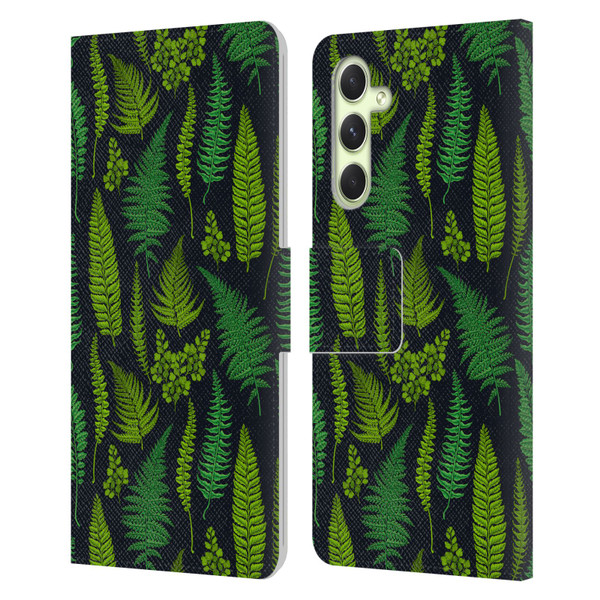 Katerina Kirilova Art Greens Leather Book Wallet Case Cover For Samsung Galaxy A54 5G