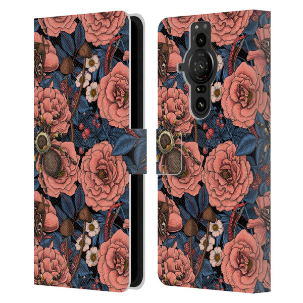 Katerina Kirilova Graphics Dream Garden Leather Book Wallet Case Cover For Sony Xperia Pro-I