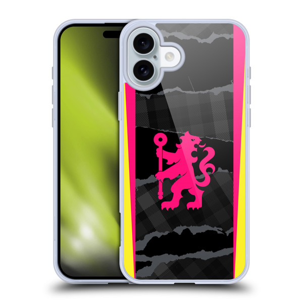Chelsea Football Club 2024/25 Kit Third Soft Gel Case for Apple iPhone 16 Plus