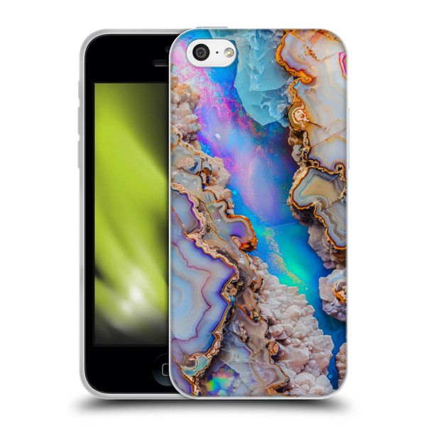 Haroulita Agates Pastel Soft Gel Case for Apple iPhone 5c