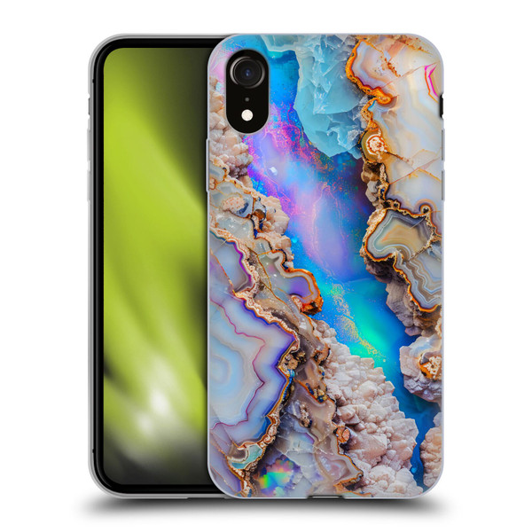 Haroulita Agates Pastel Soft Gel Case for Apple iPhone XR