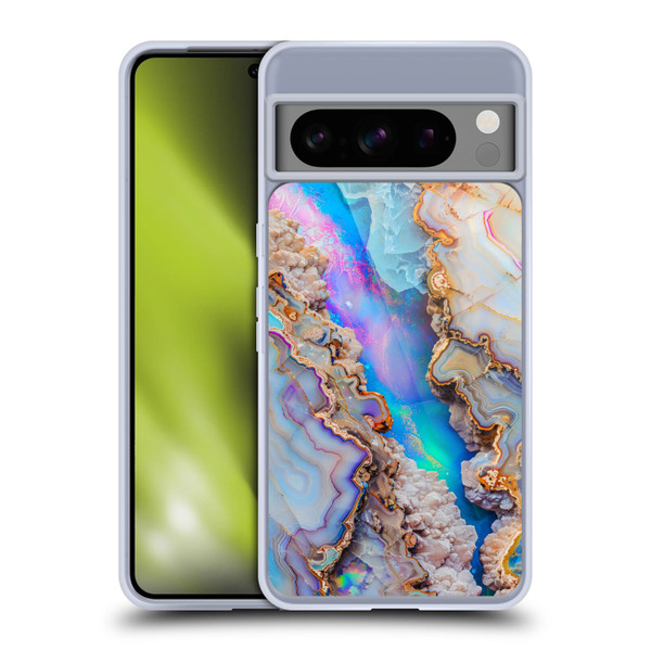 Haroulita Agates Pastel Soft Gel Case for Google Pixel 8 Pro