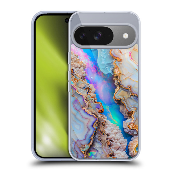 Haroulita Agates Pastel Soft Gel Case for Google Pixel 9 / Pixel 9 Pro