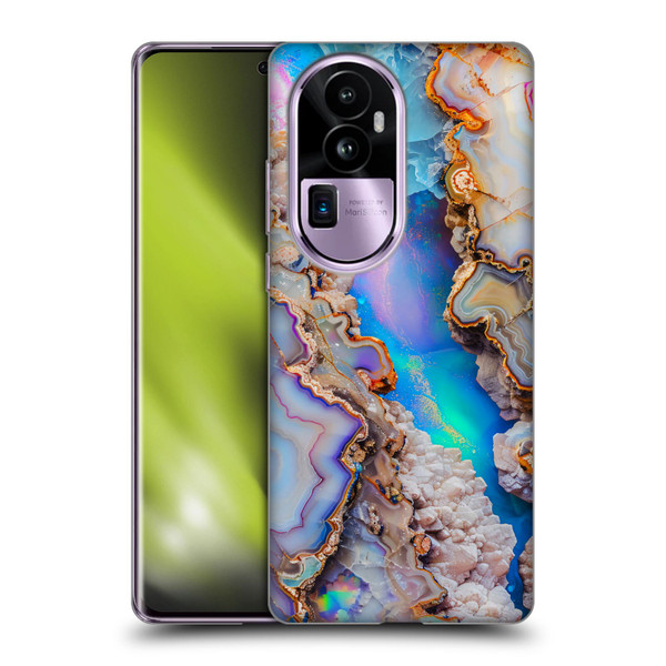 Haroulita Agates Pastel Soft Gel Case for OPPO Reno10 Pro+