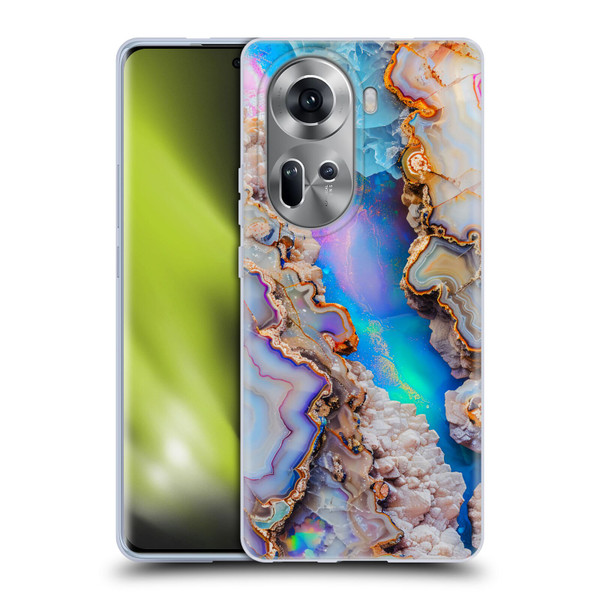 Haroulita Agates Pastel Soft Gel Case for OPPO Reno11