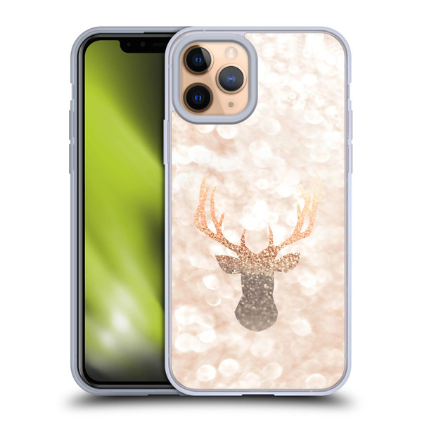 Monika Strigel Champagne Gold Deer Soft Gel Case for Apple iPhone 11 Pro