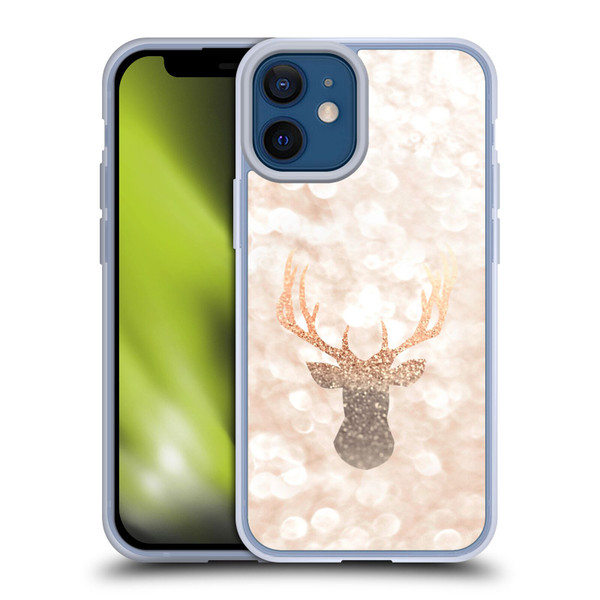 Monika Strigel Champagne Gold Deer Soft Gel Case for Apple iPhone 12 Mini