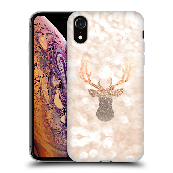 Monika Strigel Champagne Gold Deer Soft Gel Case for Apple iPhone XR
