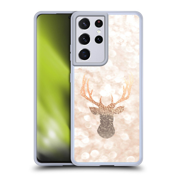 Monika Strigel Champagne Gold Deer Soft Gel Case for Samsung Galaxy S21 Ultra 5G