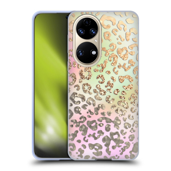 Monika Strigel Dreamland Gold Leopard Soft Gel Case for Huawei P50