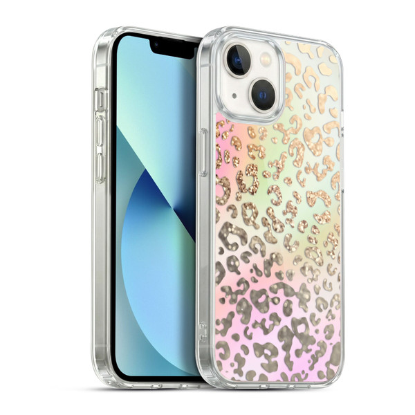 Monika Strigel Dreamland Gold Leopard Soft Gel Case for Apple iPhone 13