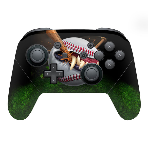 Tom Wood Monsters & Horrors Baseball Vinyl Sticker Skin Decal Cover for Nintendo Switch Pro Controller