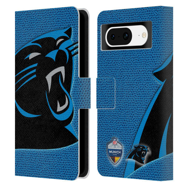 NFL 2024 International Games Munich Panthers Leather Book Wallet Case Cover For Google Pixel 8
