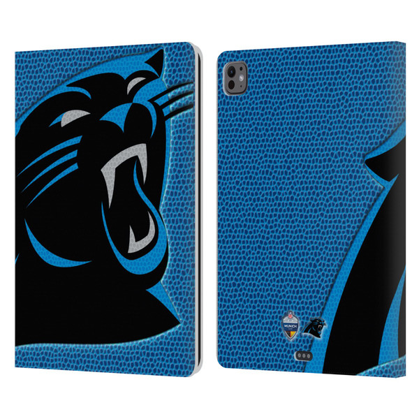 NFL 2024 International Games Munich Panthers Leather Book Wallet Case Cover For Apple iPad Pro 13 M4 2024