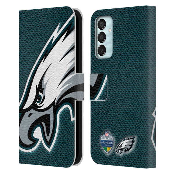 NFL 2024 International Games São Paulo Eagles Leather Book Wallet Case Cover For Samsung Galaxy M15/F15 5G