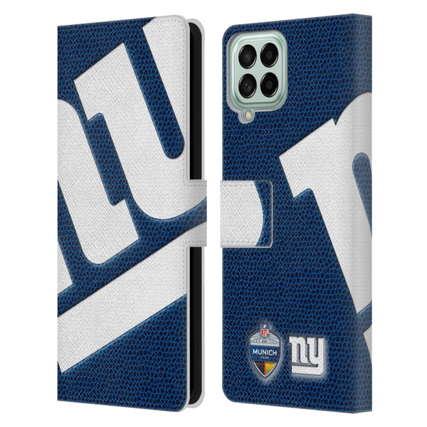 NFL 2024 International Games Munich Giants Leather Book Wallet Case Cover For Samsung Galaxy M53 (2022)