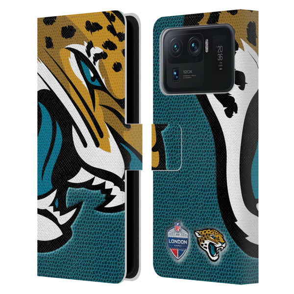 NFL 2024 International Games London Jaguars Leather Book Wallet Case Cover For Xiaomi Mi 11 Ultra