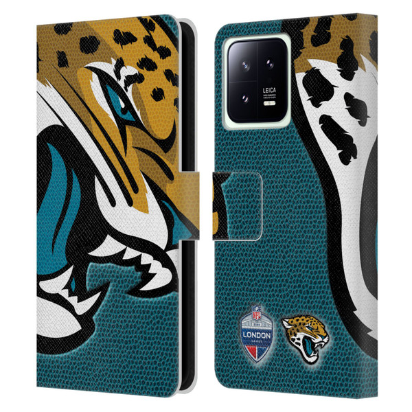 NFL 2024 International Games London Jaguars Leather Book Wallet Case Cover For Xiaomi 13 5G