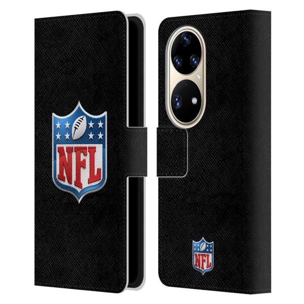 NFL Shield 3D Leather Book Wallet Case Cover For Huawei P50 Pro