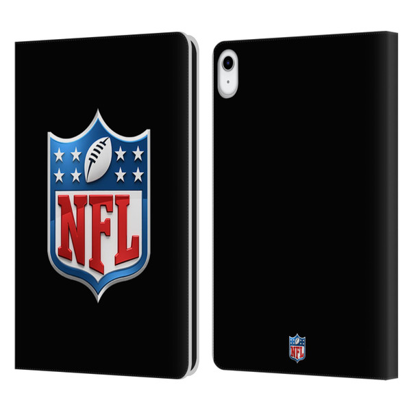 NFL Shield 3D Leather Book Wallet Case Cover For Apple iPad 10.9 2022/2025