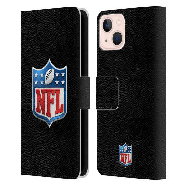 NFL Shield 3D Leather Book Wallet Case Cover For Apple iPhone 13