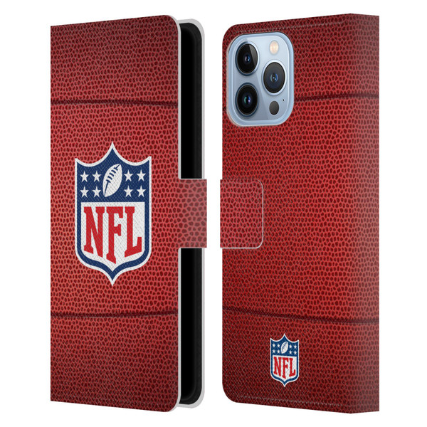 NFL Shield Football Leather Book Wallet Case Cover For Apple iPhone 13 Pro Max