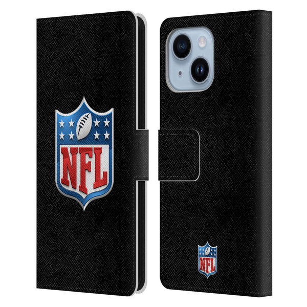 NFL Shield 3D Leather Book Wallet Case Cover For Apple iPhone 14 Plus