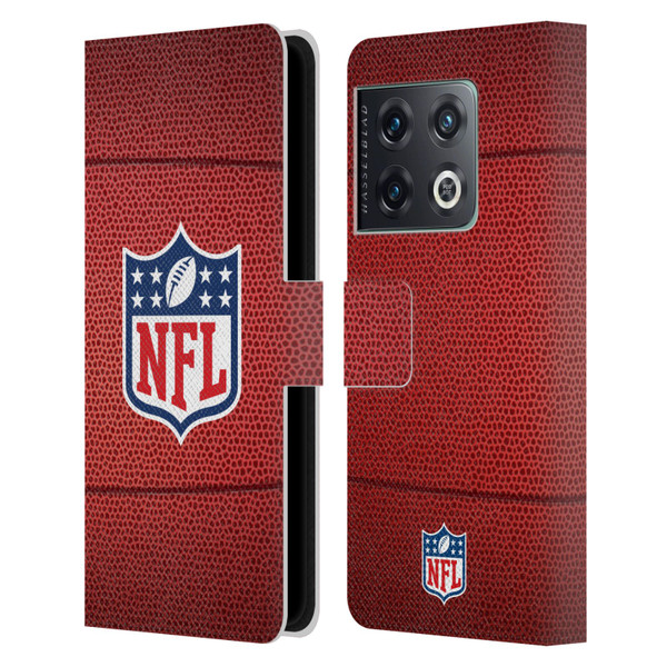 NFL Shield Football Leather Book Wallet Case Cover For OnePlus 10 Pro