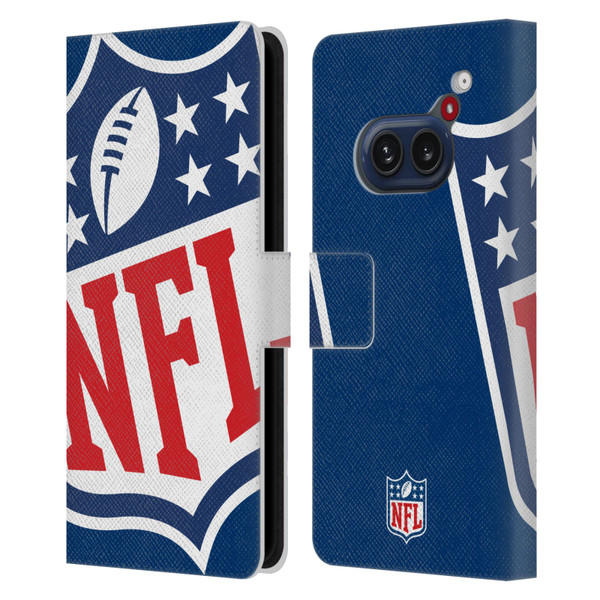 NFL Shield Oversized Leather Book Wallet Case Cover For Nothing Phone (2a)