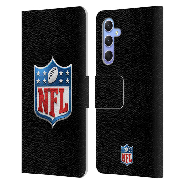 NFL Shield 3D Leather Book Wallet Case Cover For Samsung Galaxy A34 5G