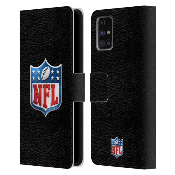 NFL Shield 3D Leather Book Wallet Case Cover For Samsung Galaxy M31s (2020)